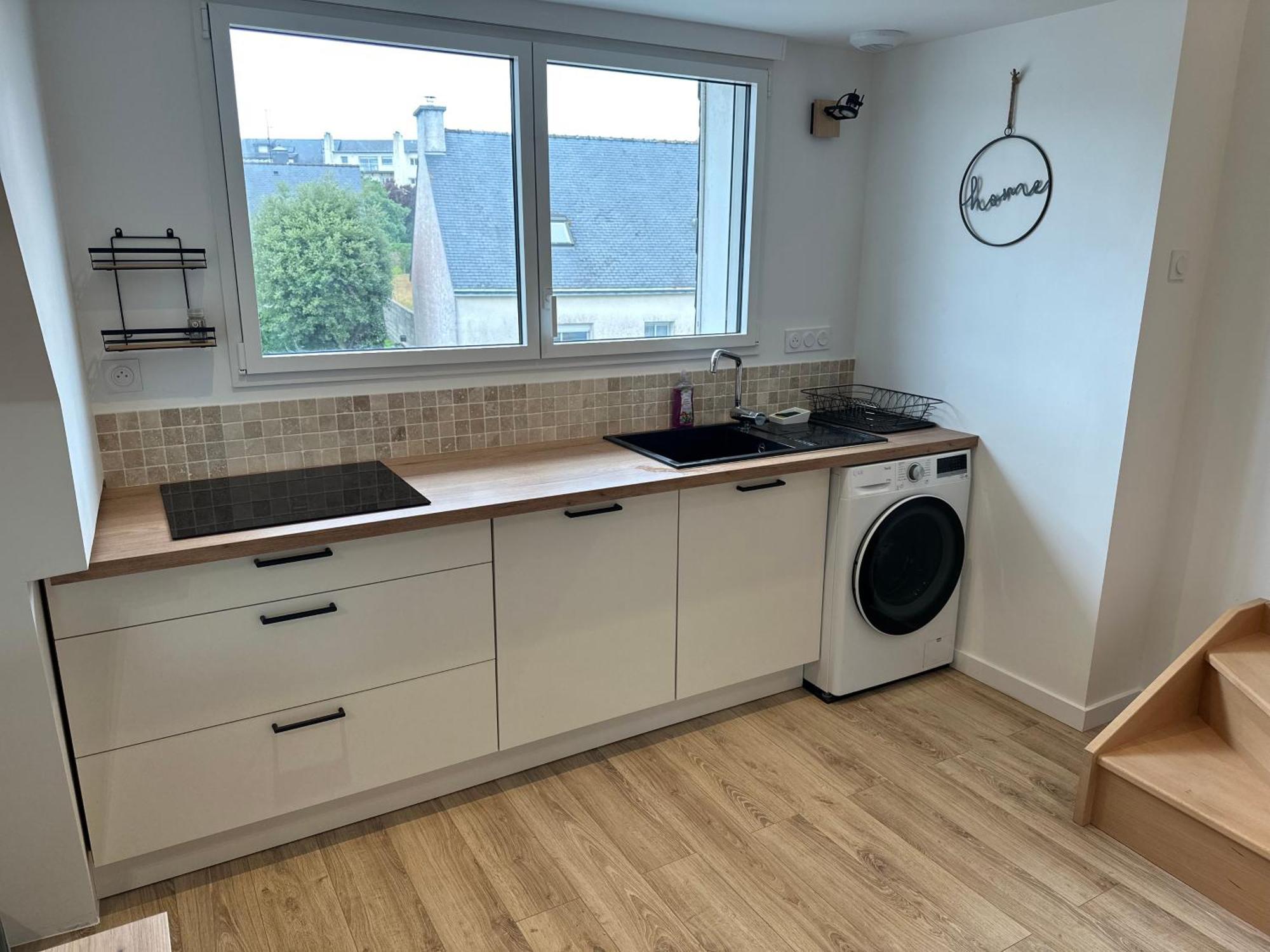 Bel Appartement Vue Mer Étel Exteriör bild